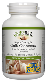 Super Strength Garlic Concentrate 500 mg - 90 softgels
